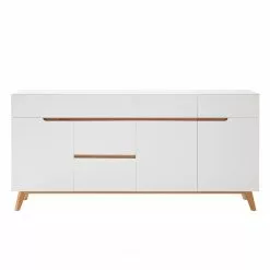 Mørteens Sideboard Tenabo - Matt Weiß / Asteiche -Büromöbel Verkäufe 1000120238 181108 18253207 GALLERYIMAGES P000000001000120238