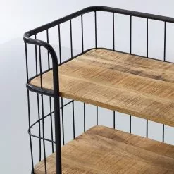 Ars manufacti Regal Namber II - Mango massiv / Metall - Mango / Schwarz -Büromöbel Verkäufe 1000122518 201008 06183400007 DETAILS P000000001000122518