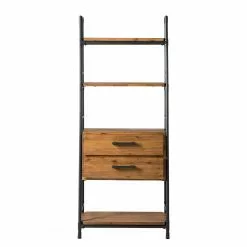 Ars manufacti Regal Atelier IV - Akazie massiv / Metall - Akazie Braun / Anthrazit -Büromöbel Verkäufe 1000123167 180628 09471402 GALLERYIMAGES P000000001000123167