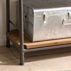 Ars manufacti Regal Atelier IV - Akazie massiv / Metall - Akazie Braun / Anthrazit -Büromöbel Verkäufe 1000123167 180917 101123051 GALLERYIMAGES P000000001000123167