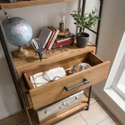 Ars manufacti Regal Atelier IV - Akazie massiv / Metall - Akazie Braun / Anthrazit -Büromöbel Verkäufe 1000123167 180917 101124071 GALLERYIMAGES P000000001000123167