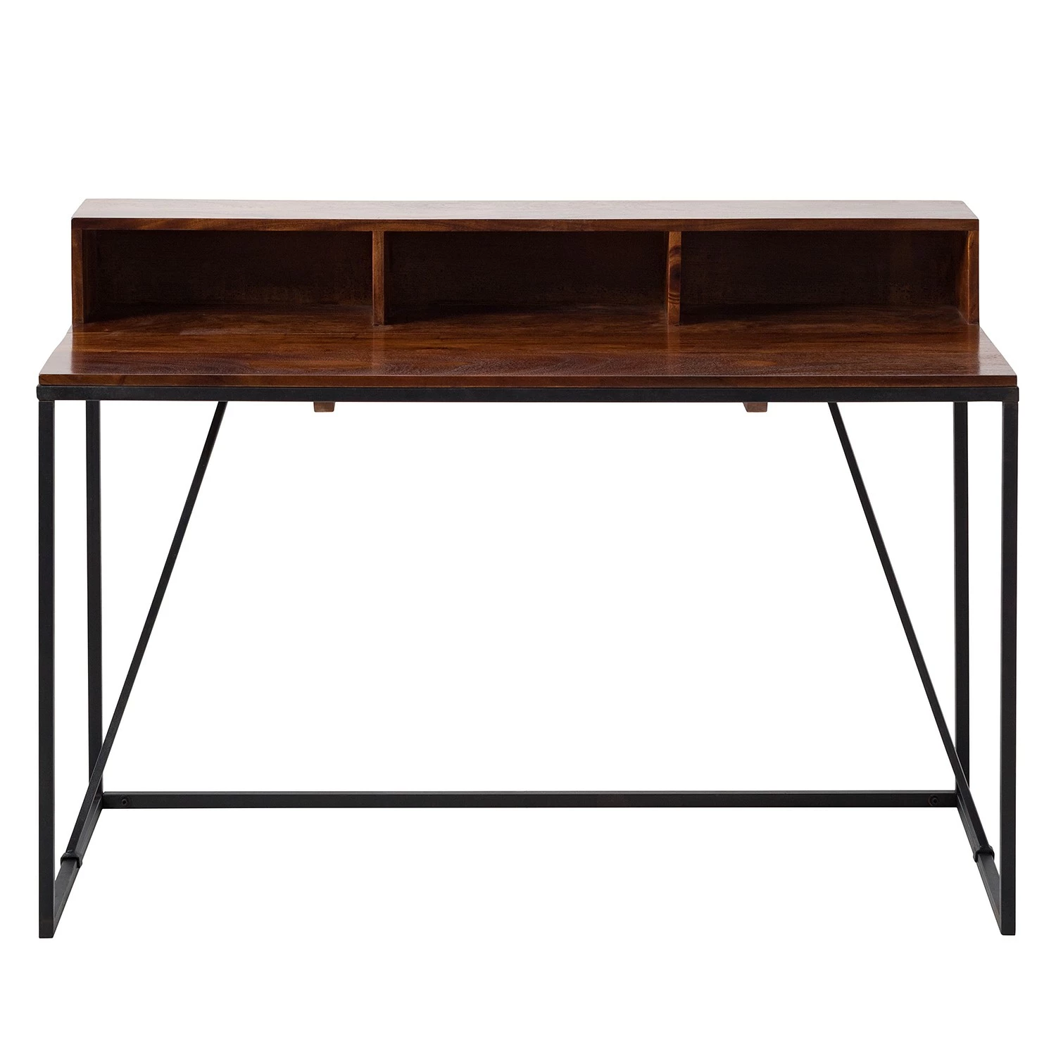 Ars manufacti Schreibtisch Woodson I - Akazie massiv / Eisen - Akazie Braun 5 Ars manufacti Schreibtisch Woodson I - Akazie massiv / Eisen - Akazie Braun – Bild 3