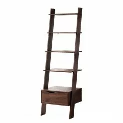 Mørteens Regal Gjora - Gummibaum teilmassiv - Walnuss