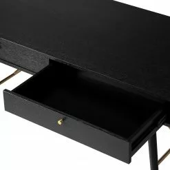 Studio Copenhagen Schreibtisch Moyo - Eiche teilmassiv / Metall - Matt Schwarz / Gold 24 Studio Copenhagen Schreibtisch Moyo - Eiche teilmassiv / Metall - Matt Schwarz / Gold -Büromöbel Verkäufe 1000123494 190201 08204800039 GALLERYIMAGES P000000001000123494