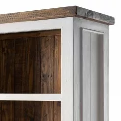 Maison Belfort Bücherregal Balignton I - Kiefer massiv - Weiß / Kiefer -Büromöbel Verkäufe 1000123499 211116 12463100095 DETAILS P000000001000123499