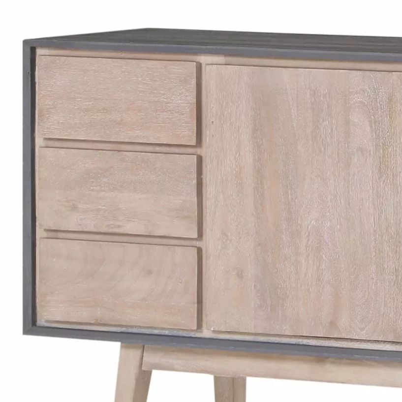 Norrwood Sideboard Karis - Mango massiv - Grau / Mango 8 Norrwood Sideboard Karis - Mango massiv - Grau / Mango – Bild 6