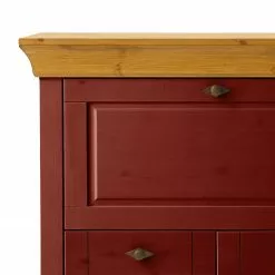 Maison Belfort Sekretär Bergen - Kiefer Rot / Kiefer Laugenfarbig -Büromöbel Verkäufe 1000125642 211122 08323802250 DETAILS P000000001000125642