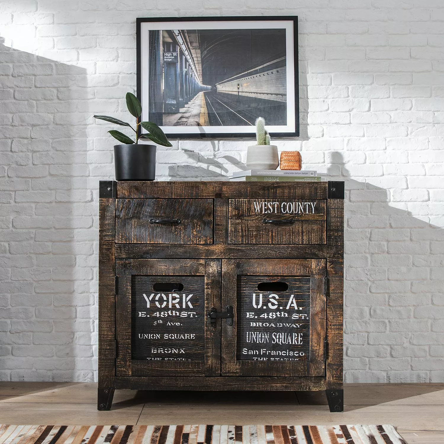 Ars manufacti Kommode Keyport I - Mango massiv 6 Ars manufacti Kommode Keyport I - Mango massiv – Bild 4