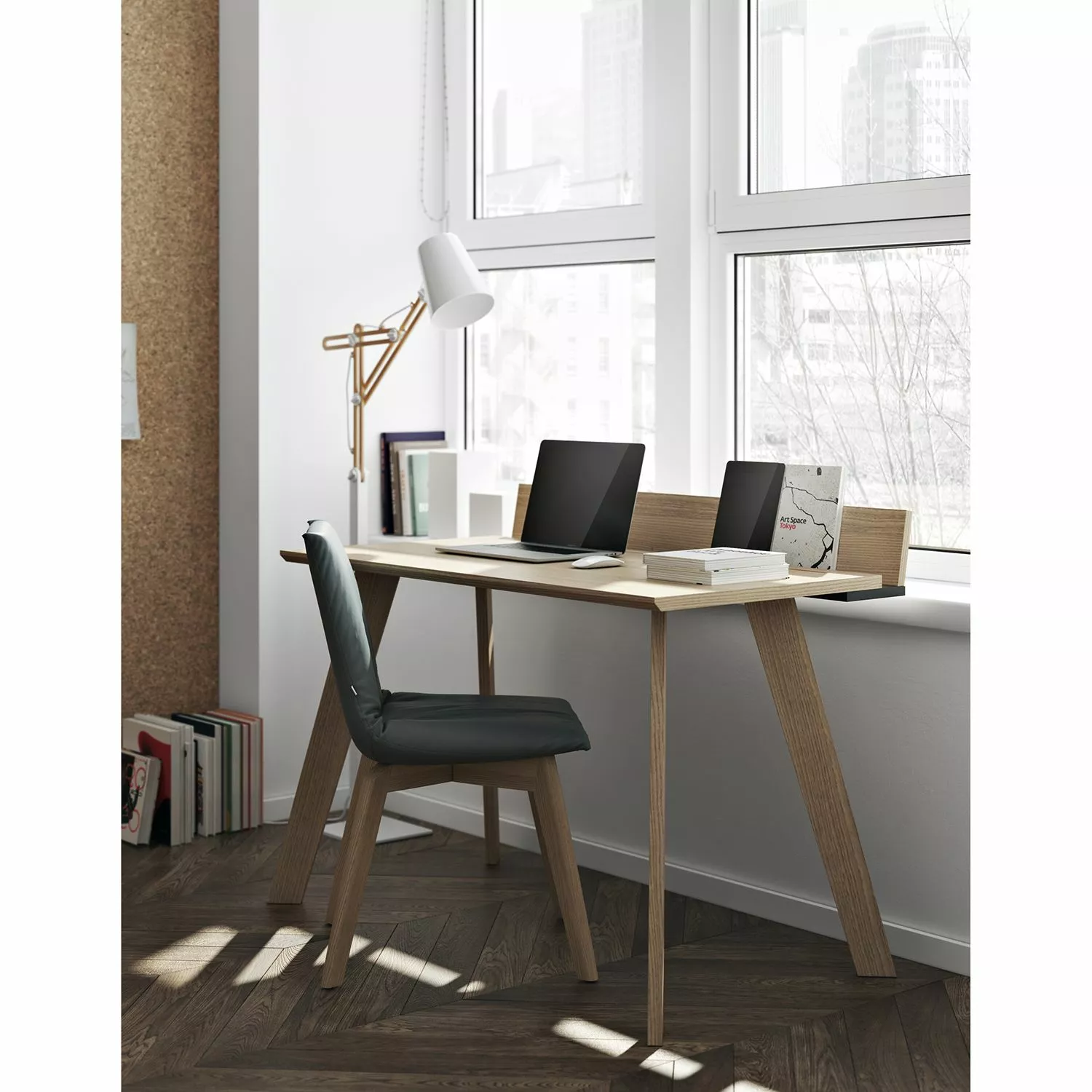 Temahome Schreibtisch Loft - Eiche 4 Temahome Schreibtisch Loft - Eiche – Bild 2