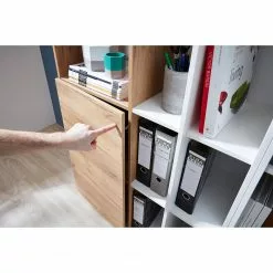 Germania Aktenschrank Lioni l - Eiche Navarra Dekor / Weiß -Büromöbel Verkäufe 1000126191 180716 12473806 GALLERYIMAGES P000000001000126191