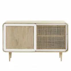 Norrwood Sideboard Gunnebo - Mango massiv - Mango / Weiß -Büromöbel Verkäufe 1000127301 180810 15411906 GALLERYIMAGES P000000001000127301