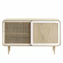 Norrwood Sideboard Gunnebo - Mango massiv - Mango / Weiß -Büromöbel Verkäufe 1000127301 180810 15411907 GALLERYIMAGES P000000001000127301