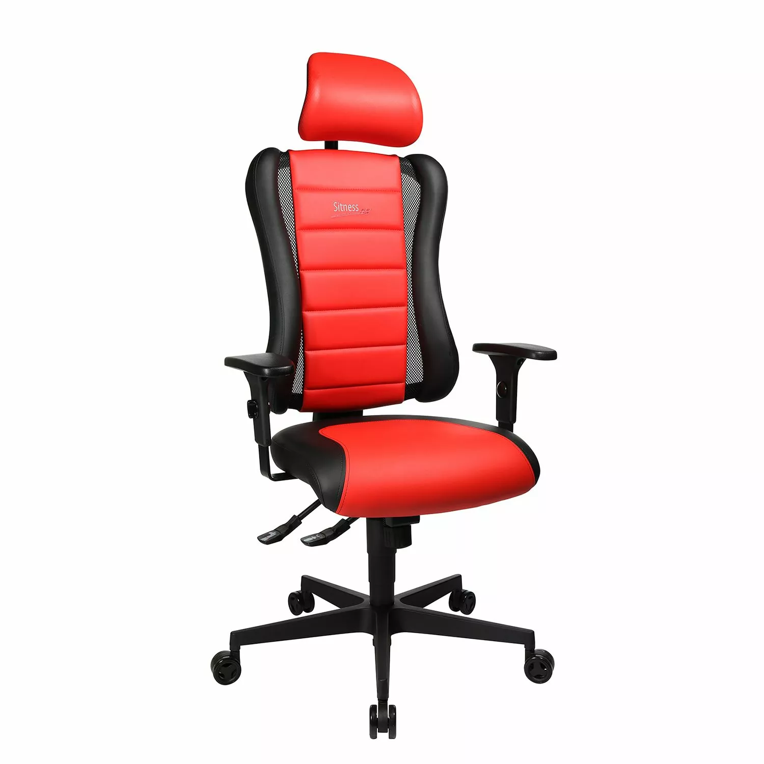 Topstar Gaming Chair Sitness RS - Kunstleder - Rot / Schwarz 7 Topstar Gaming Chair Sitness RS - Kunstleder - Rot / Schwarz – Bild 5