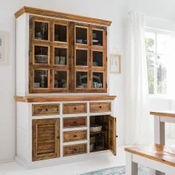 Maison Belfort Sideboard Newhaven - Mango teilmassiv - Mango / Weiß -Büromöbel Verkäufe 1000128954 200122 18404700044 MOOD DETAILS P000000001000128954 mood