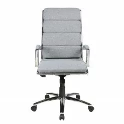 Duo Collection Chefsessel Lennes - Webstoff / Metall - Grau / Chrom -Büromöbel Verkäufe 1000129054 180817 15164855 GALLERYIMAGES P000000001000129054