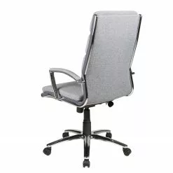 Duo Collection Chefsessel Lennes - Webstoff / Metall - Grau / Chrom -Büromöbel Verkäufe 1000129054 180817 15164859 GALLERYIMAGES P000000001000129054