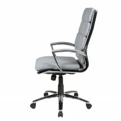 Duo Collection Chefsessel Lennes - Webstoff / Metall - Grau / Chrom -Büromöbel Verkäufe 1000129054 180817 15164860 GALLERYIMAGES P000000001000129054