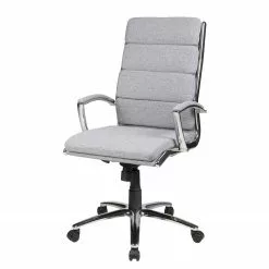 Duo Collection Chefsessel Lennes - Webstoff / Metall - Grau / Chrom -Büromöbel Verkäufe 1000129054 180817 15164861 GALLERYIMAGES P000000001000129054