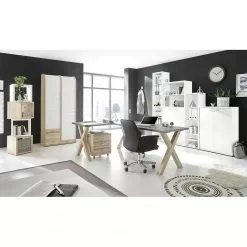 Mooved Aktenregal Leeton ll - Weiß - Höhe: 215 cm -Büromöbel Verkäufe 1000131622 190109 13061400023 MOOD GALLERYIMAGES P000000001000131622 mood