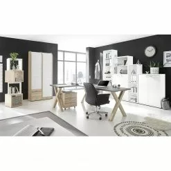 Mooved Aktenregal Leeton l - Weiß - Höhe: 215 cm -Büromöbel Verkäufe 1000131636 190109 13061400037 MOOD GALLERYIMAGES P000000001000131636 mood