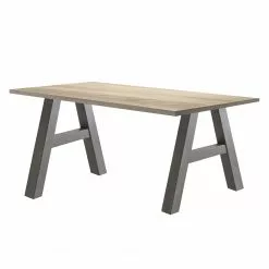 Mooved Schreibtisch Leeton I - Anthrazit / Eiche Sonoma Dekor - Breite: 160 cm