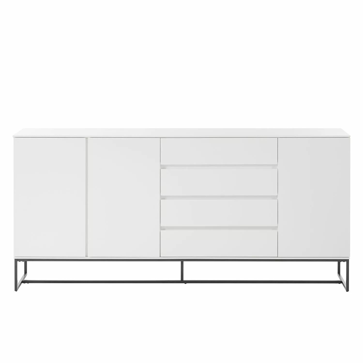 Fredriks Sideboard Zaddy I - Weiß / Schwarz 11 Fredriks Sideboard Zaddy I - Weiß / Schwarz – Bild 9