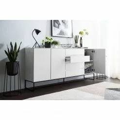 Fredriks Sideboard Zaddy I - Weiß / Schwarz 28 Fredriks Sideboard Zaddy I - Weiß / Schwarz -Büromöbel Verkäufe 1000134689 190723 16140800010 MOOD DETAILS P000000001000134689 mood