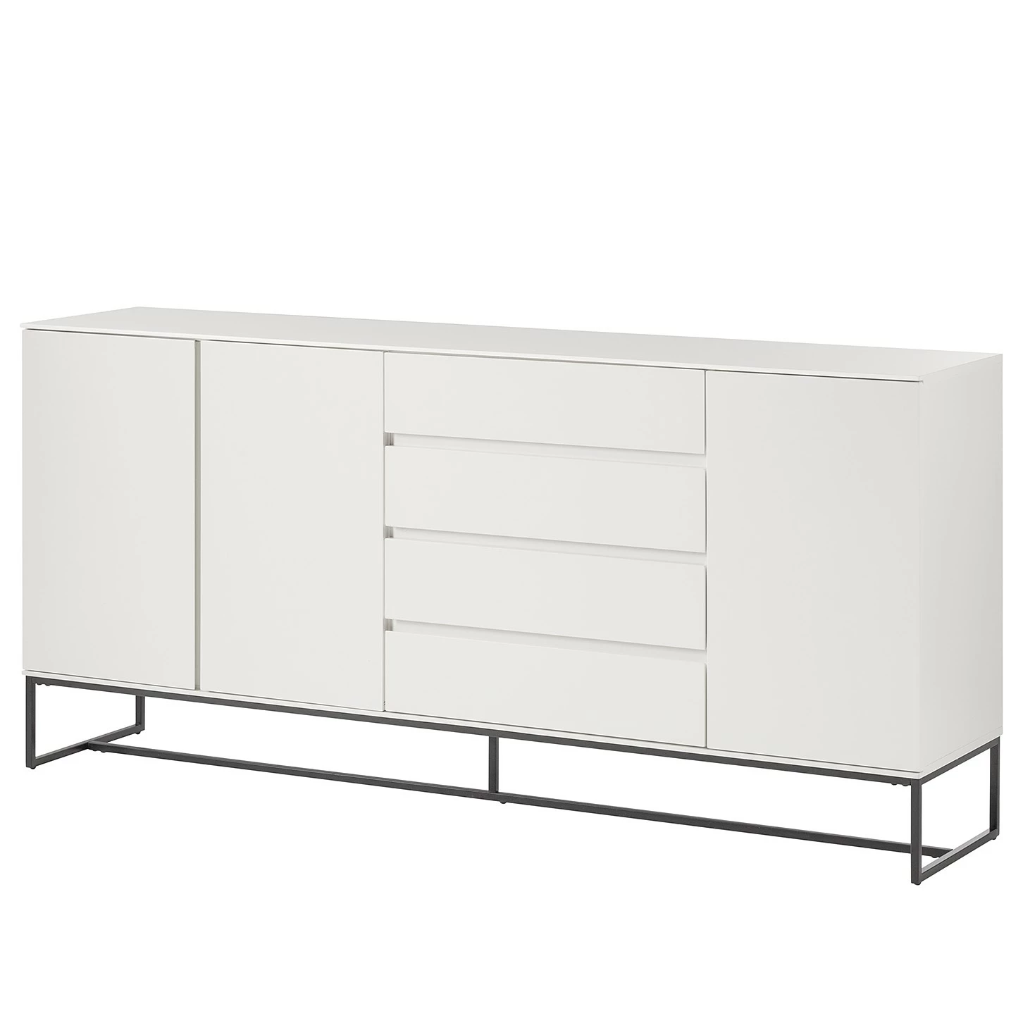 Fredriks Sideboard Zaddy I - Weiß / Schwarz 3 Fredriks Sideboard Zaddy I - Weiß / Schwarz