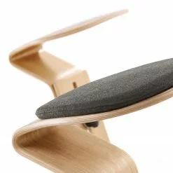 Mayer Sitzmöbel Hocker myERCOLINO - Laneve-Wolle / Echtholzfunier - Anthrazit -Büromöbel Verkäufe 1000137053 181116 132402169 GALLERYIMAGES P000000001000137053