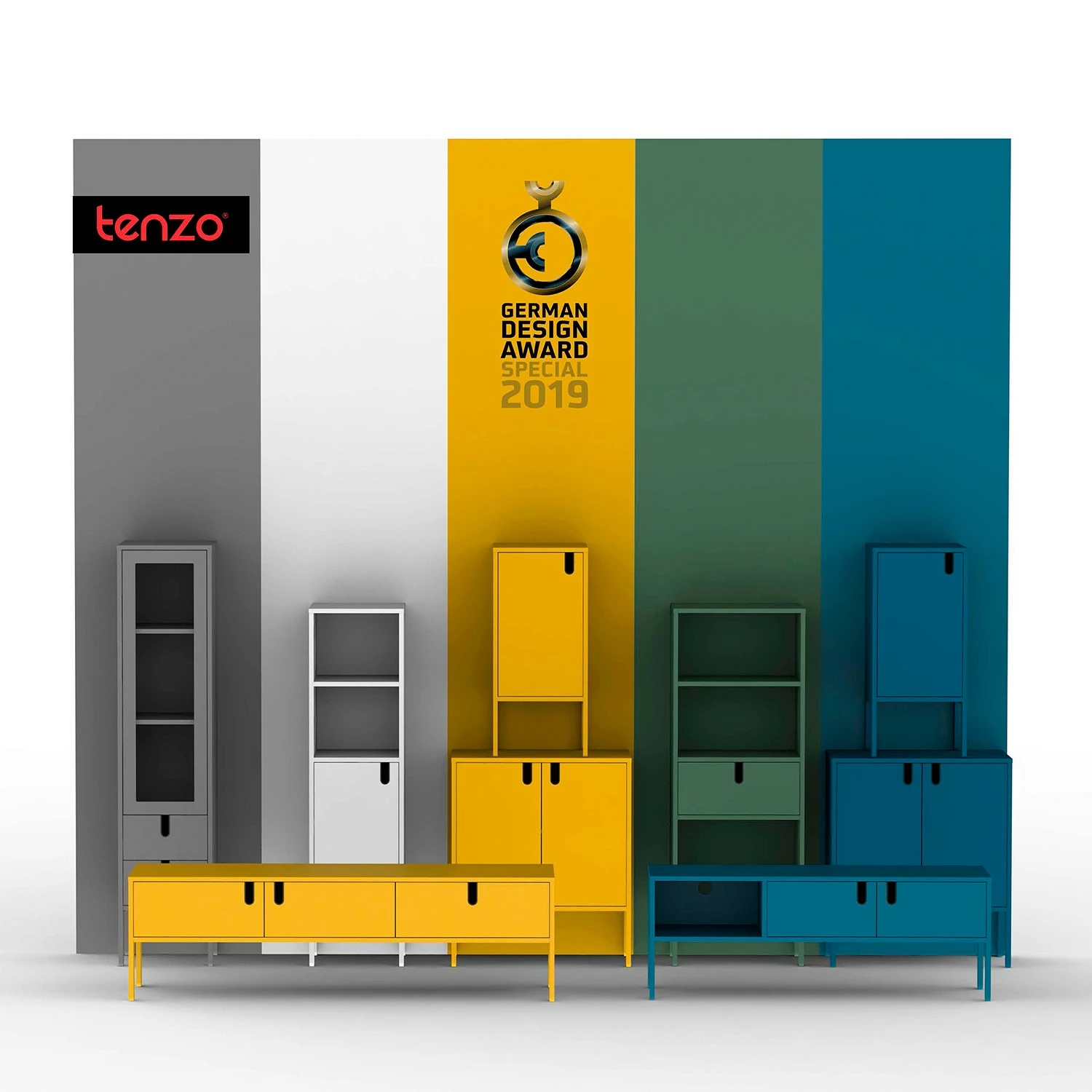 Tenzo Sideboard Uno II - Weiß 6 Tenzo Sideboard Uno II - Weiß – Bild 4