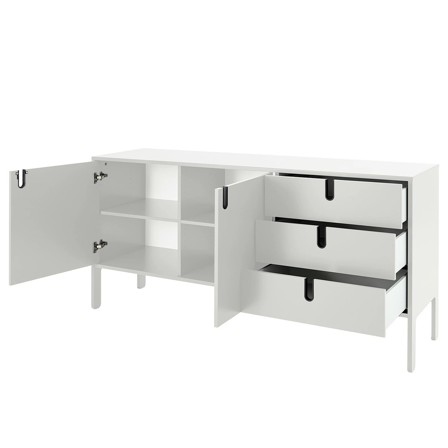 Tenzo Sideboard Uno II - Weiß 4 Tenzo Sideboard Uno II - Weiß – Bild 2