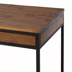 Ars manufacti Schreibtisch Grasby - Pinie massiv / Metall - Pinie / Schwarz -Büromöbel Verkäufe 1000147153 190726 15532000033 DETAILS P000000001000147153