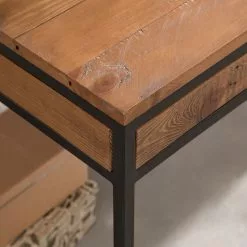 Ars manufacti Schreibtisch Grasby - Pinie massiv / Metall - Pinie / Schwarz -Büromöbel Verkäufe 1000147153 190730 14584900015 DETAILS P000000001000147153