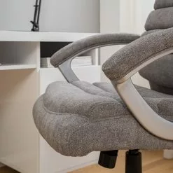 Furnitive Chefsessel Hatley III - Mikrofaser / Kunststoff - Grau -Büromöbel Verkäufe 1000147206 201012 11155800038 DETAILS P000000001000147206