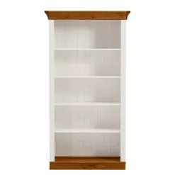 Maison Belfort Regal Bergen I - Kiefer massiv - Kiefer Weiß / Kiefer Bernstein -Büromöbel Verkäufe 1000147254 211122 08324502473 DETAILS P000000001000147254