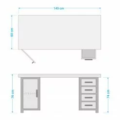 Ars manufacti Schreibtisch Hunter II - Mango massiv / Metall - Mango / Silber 27 Ars manufacti Schreibtisch Hunter II - Mango massiv / Metall - Mango / Silber -Büromöbel Verkäufe 1000150447 190115 09400100007 GALLERYIMAGES P000000001000150447
