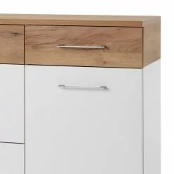 Germania Sideboard Nerola - Weiß / Eiche Navarra Dekor -Büromöbel Verkäufe 1000150711 190104 11554500022 GALLERYIMAGES P000000001000150711