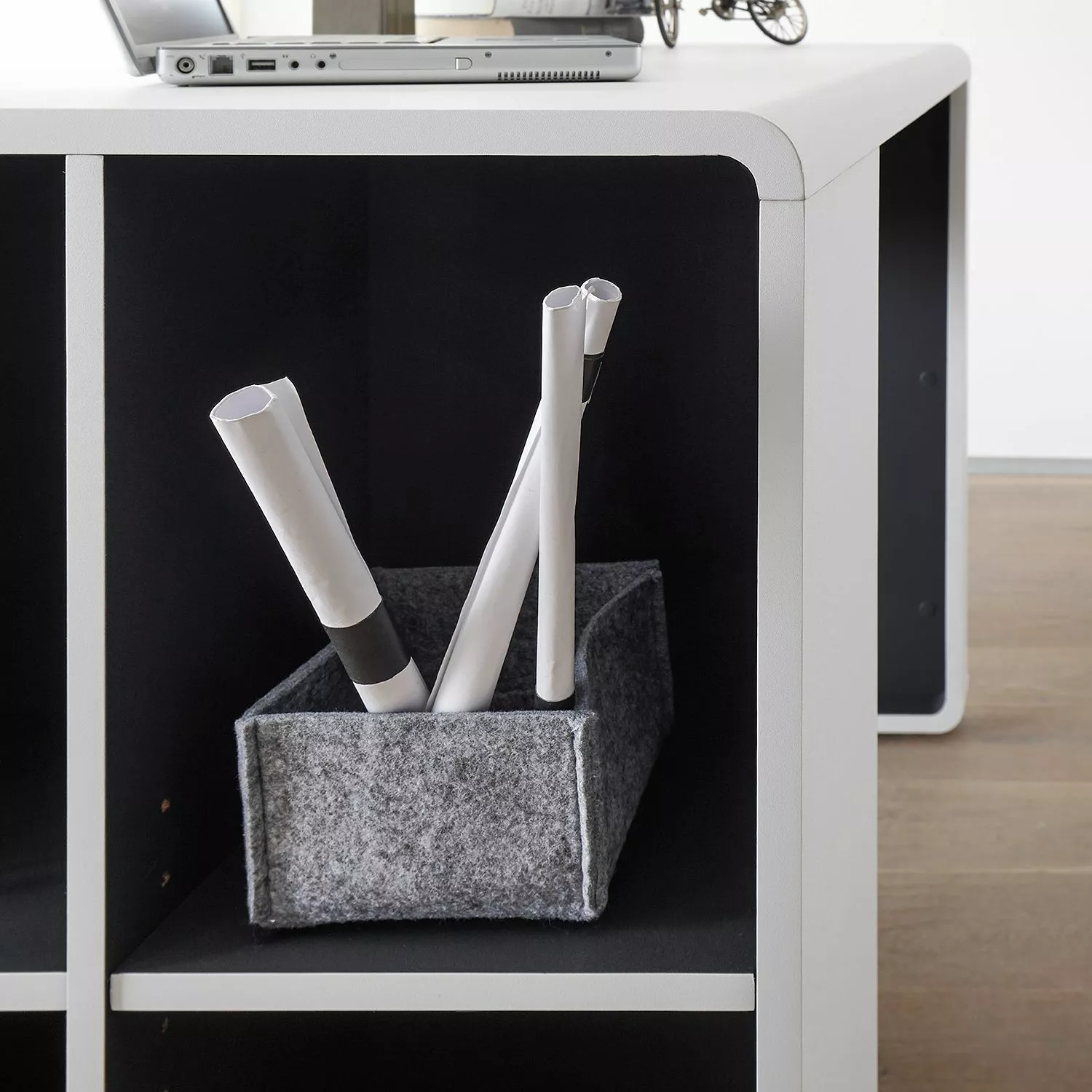 Loftscape Schreibtisch Cooks Hill - Matt Weiß / Matt Anthrazit 6 Loftscape Schreibtisch Cooks Hill - Matt Weiß / Matt Anthrazit – Bild 4