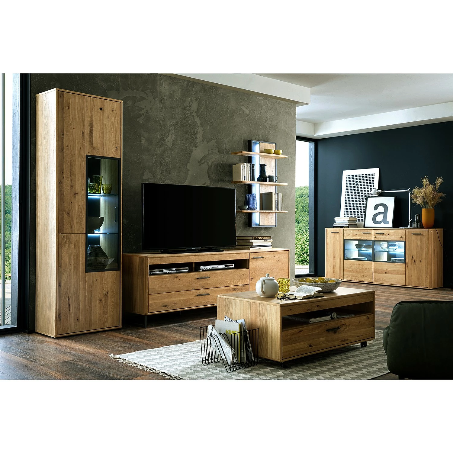 Naturoo Sideboard Kiah I - Asteiche massiv 5 Naturoo Sideboard Kiah I - Asteiche massiv – Bild 3