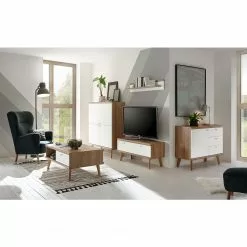 Norrwood Kommode Gyland - Matt Weiß / Eiche Riviera Dekor -Büromöbel Verkäufe 1000164005 190307 08392100033 MOOD GALLERYIMAGES P000000001000164005 mood