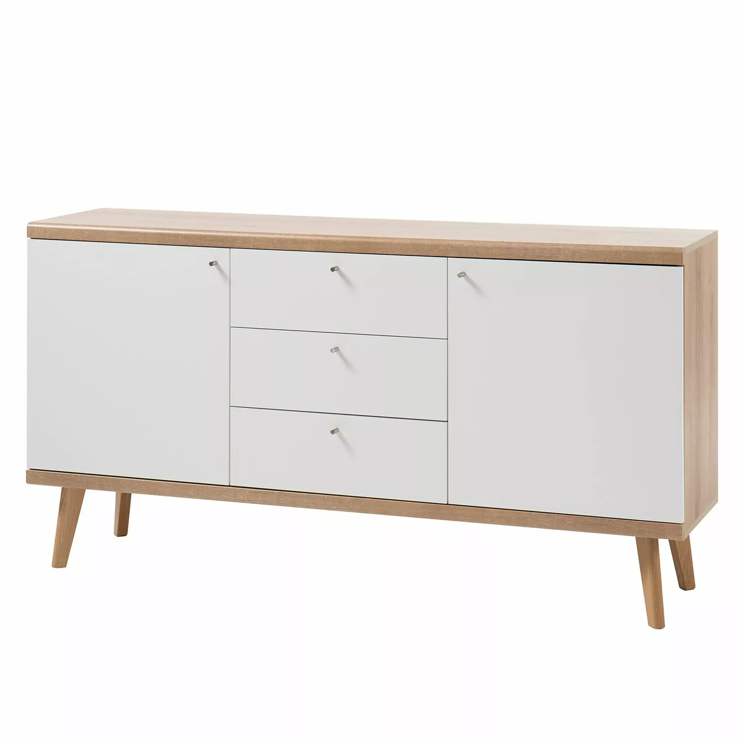 Norrwood Sideboard Gyland - Matt Weiß / Eiche Riviera Dekor 3 Norrwood Sideboard Gyland - Matt Weiß / Eiche Riviera Dekor