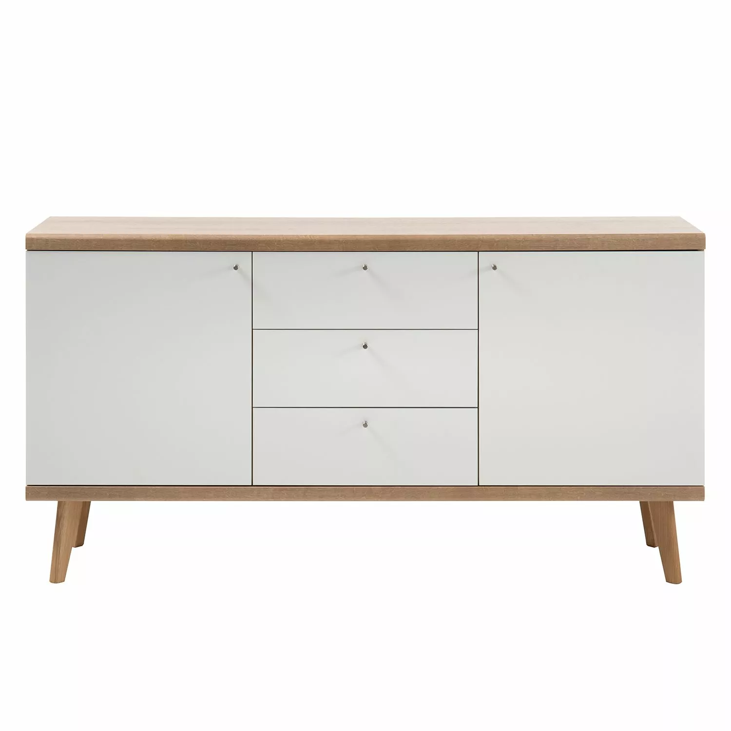 Norrwood Sideboard Gyland - Matt Weiß / Eiche Riviera Dekor 9 Norrwood Sideboard Gyland - Matt Weiß / Eiche Riviera Dekor – Bild 7