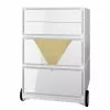 EasyOffice by Paperflow Rollcontainer easyBox Classic Chic I - Kunststoff - Weiß / Gold 1 EasyOffice by Paperflow Rollcontainer easyBox Classic Chic I - Kunststoff - Weiß / Gold -Büromöbel Verkäufe 1000166658 190326 14004100003 IMAGE P000000001000166658