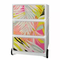 EasyOffice by Paperflow Rollcontainer easyBox Color II - Kunststoff - Weiß