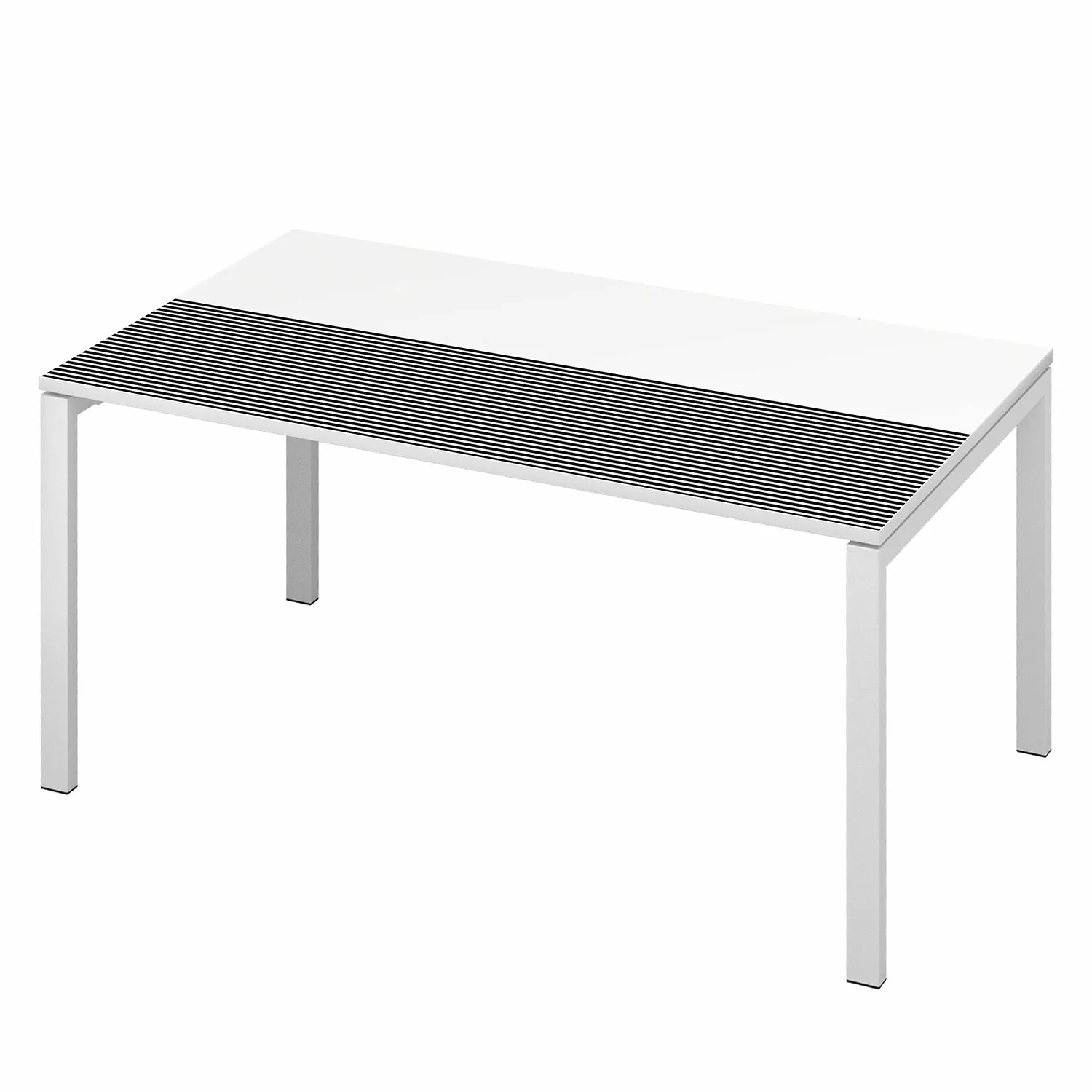 EasyOffice by Paperflow Schreibtisch easyDesk Black/White III - Weiß / Schwarz - Breite: 140 cm 3 EasyOffice by Paperflow Schreibtisch easyDesk Black/White III - Weiß / Schwarz - Breite: 140 cm
