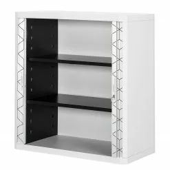EasyOffice by Paperflow Aktenschrank easyOffice Black/White I - Kunststoff - Grau / Weiß -Büromöbel Verkäufe 1000166723 190411 13310500101 GALLERYIMAGES P000000001000166723