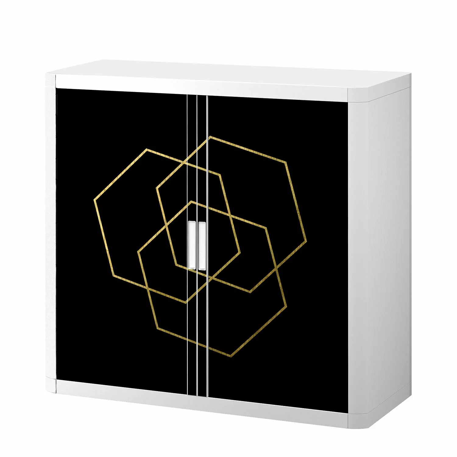 EasyOffice by Paperflow Aktenschrank easyOffice Classic Chic III - Kunststoff - Schwarz / Weiß 3 EasyOffice by Paperflow Aktenschrank easyOffice Classic Chic III - Kunststoff - Schwarz / Weiß