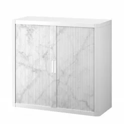 EasyOffice by Paperflow Aktenschrank easyOffice Strukturen I - Kunststoff - Weiß