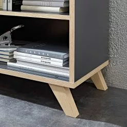 Germania Sideboard Svene - Anthrazit / Eiche Sonoma Dekor - Breite: 120 cm -Büromöbel Verkäufe 1000166773 190329 13033300159 GALLERYIMAGES P000000001000166773