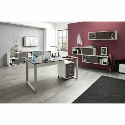 Germania Büroset Altino (7-teilig) - Basalt / Weiß